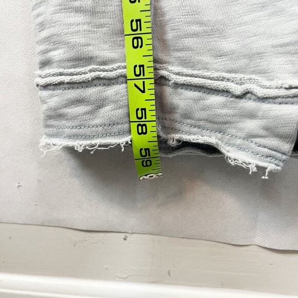 Anthropologie Daily Practice Landing Jumpsuit Gray Pockets V-Neck - Size Large - Picture 9 of 9